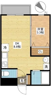 アミティ愛宕【2階】の間取り
