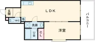 SGB浜町【4階】の間取り