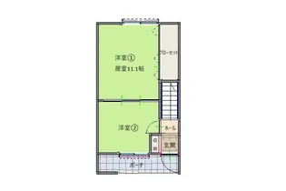 グレイス肴町A棟【1階】の間取り