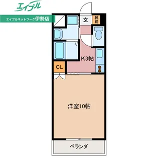 フォーブル鈴木II【1階】の間取り