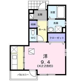 カーサ・パルル【1階】の間取り