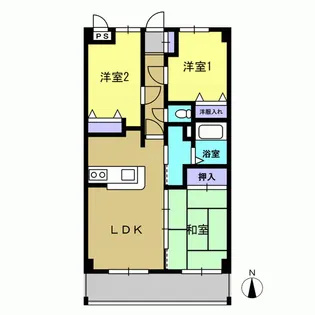 ブロッサム柿木【3階】の間取り