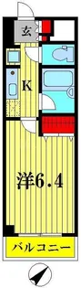 エクセルシオール押上【7階】の間取り