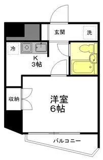 ウエストプラザ花京院【5階】の間取り