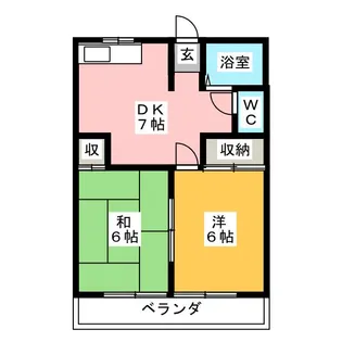 Gウイング【1階】の間取り