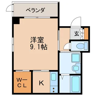 パークアクシス白壁【2階】の間取り