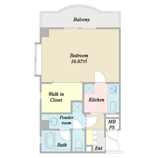 コロラードマルワ【2階】の間取り
