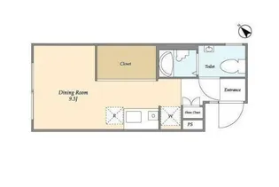 ASTILE千駄ヶ谷【3階】の間取り