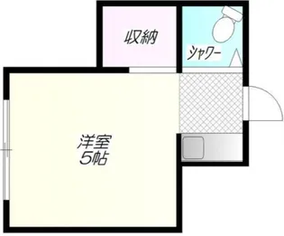 山岸マンションB【2階】の間取り