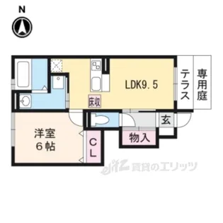 ラファミーユ【1階】の間取り