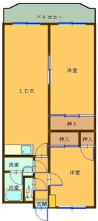 リバーパークJ【2階】の間取り