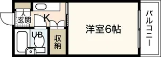 アメニティ長束II【2階】の間取り