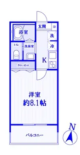 サンナップレジデンス【1階】の間取り