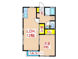 サチレジデンス【2階】の間取り