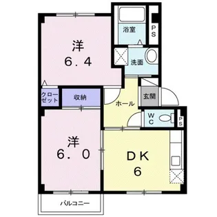 アルカディア【1階】の間取り