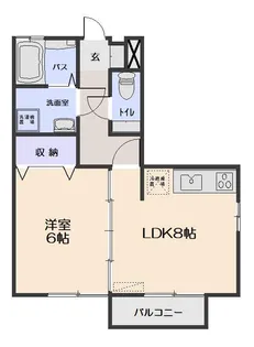 レクサスユニゾン【2階】の間取り