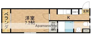 リエス上島B【3階】の間取り