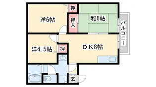 グランドゥール殿元【1階】の間取り