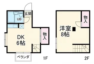 コーポS【2階】の間取り