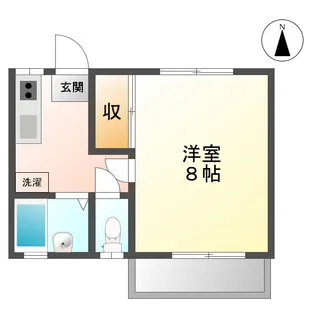津フォーブル III【2階】の間取り