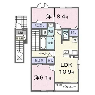 CAMELLiA(カメリア)2【2階】の間取り