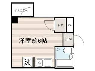ラフォーレ永和【1階】の間取り