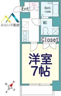 プラスパ鶴見【3階】の間取り