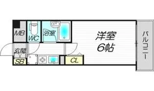 エスリード同心第2【2階】の間取り