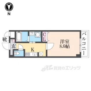 アーバンリブ【4階】の間取り