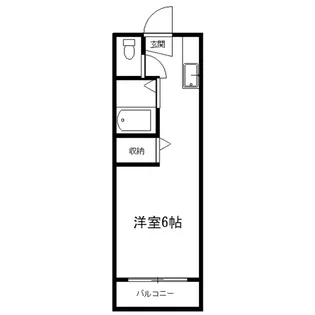 パーソナルマンション上谷【2階】の間取り
