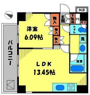 PIA TOWN 21【4階】の間取り