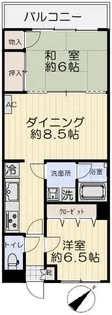 シャトレーグリーン横浜【2階】の間取り