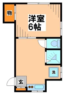 第二本多荘【1階】の間取り