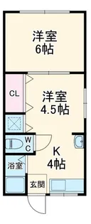 ジェーコーポ【2階】の間取り