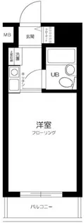スカイコート下高井戸【5階】の間取り
