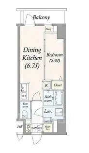 GRAN PASEO亀戸【11階】の間取り