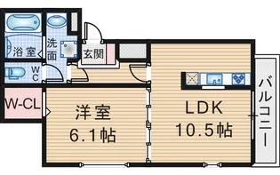 レオン パッソ【2階】の間取り