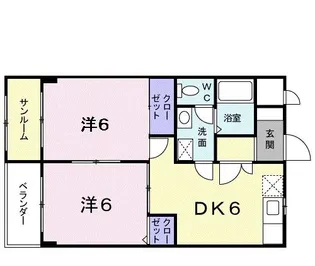 クリンゲル【2階】の間取り