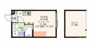 ハーモニーテラス上石神井関町【1階】の間取り