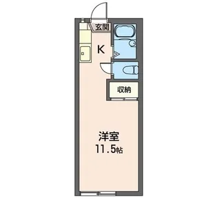 みどり野ハイツ【1階】の間取り