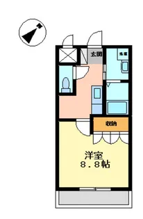 BLUE MOON【2階】の間取り