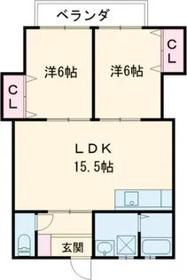 ラ・メゾン山口VI【1階】の間取り