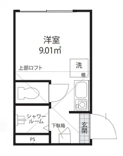 Studio AnT 北千住【1階】の間取り