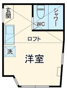 ユナイト丸山ポールモーリア【1階】の間取り