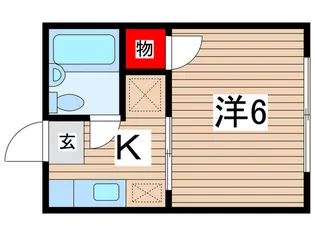 シティーハイムたまプラーザ【1階】の間取り