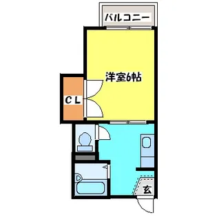 エクセル池田【2階】の間取り
