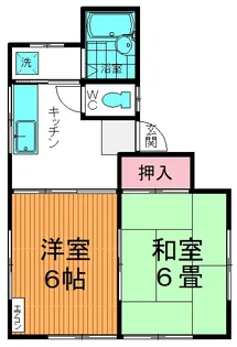 東町グリーンハイツ【1階】の間取り