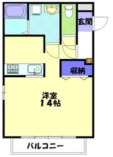 すずらんIV【1階】の間取り