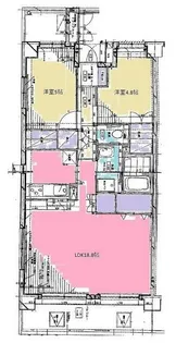 ヴァンクレール【2階】の間取り