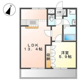 トロアレーブ【2階】の間取り